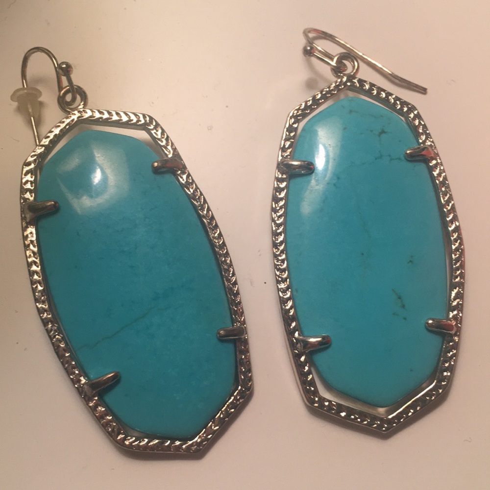 Kendra Scott turquoise Danielle earrings